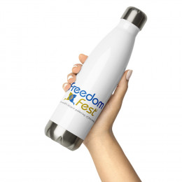 FreedomFest Logo - Stainless Steel Water Bottle