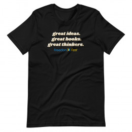 Great Ideas. Great Books. Great Thinkers - Short Sleeve Unisex Tee