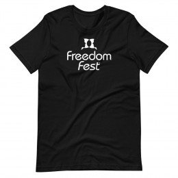 FreedomFest Light Logo - Short Sleeve Unisex Tee