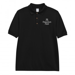 FreedomFest Logo - Embroidered Unisex Polo Shirt
